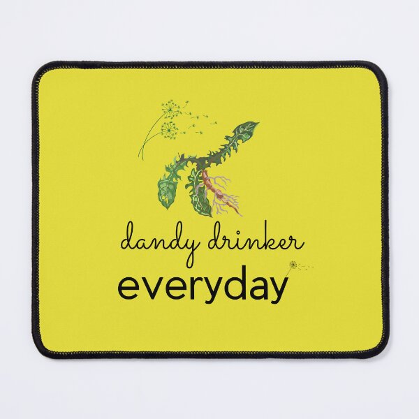 Item preview, dandy drinker everyday dandelion fan designed and sold by Anna Sacha.