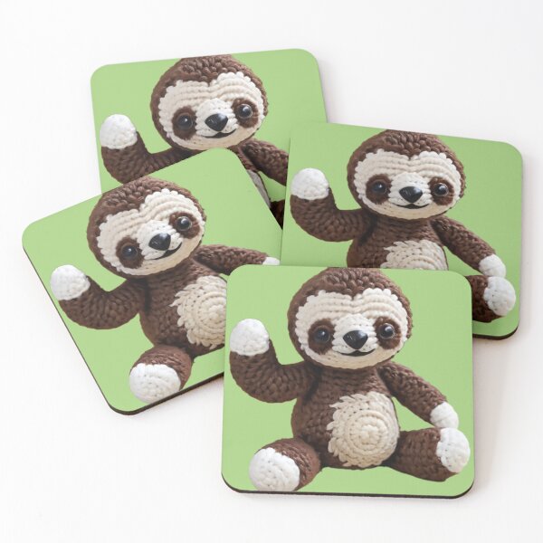 Item preview, Amigurumi Cute Sloth designed and sold by jumpercat.