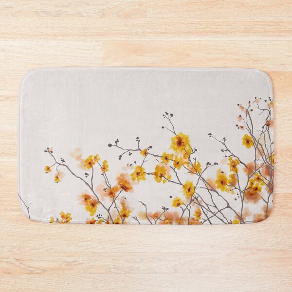 Item preview, Aesthetic Yellow Tabebuia Flowers Art designed and sold by maulaniism.