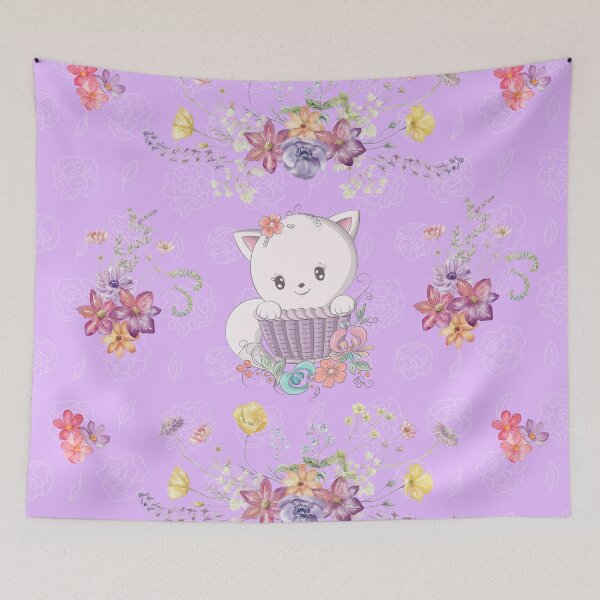 Item preview, Basket Kitty designed and sold by tomorrowsart.