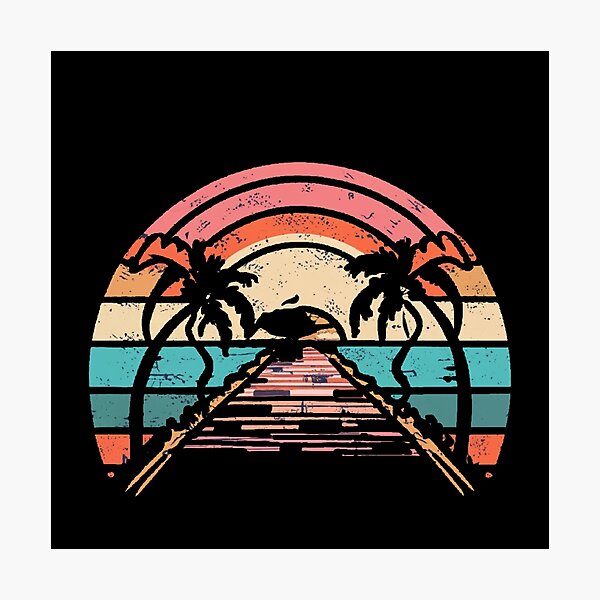 Item preview, Vintage colors sunset and couple in love designed and sold by desinganddecor.