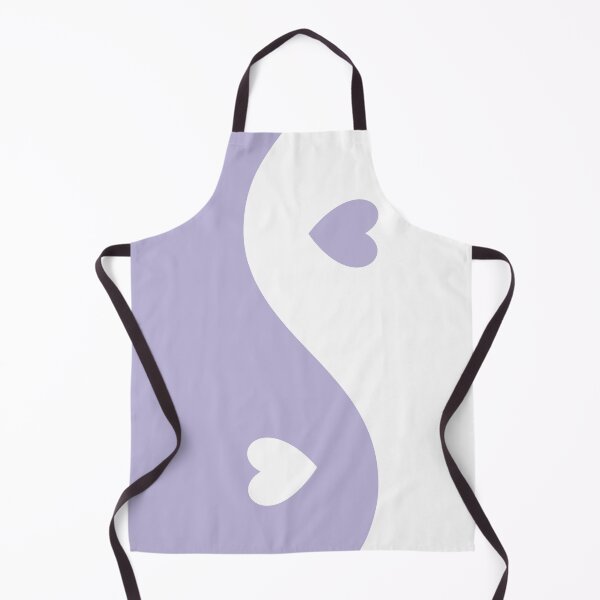 Item preview, Yin Yang Hearts Lilac and White Aesthetic designed and sold by LinDraws.