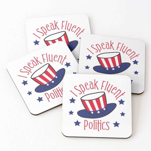 Item preview, Speak Fluent Politics, political lovers, Sarcastic Sayings designed and sold by abdelhak2005.
