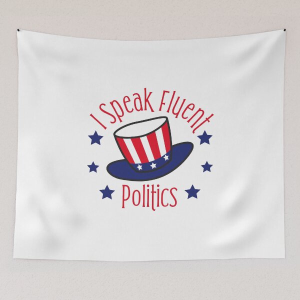 Item preview, Speak Fluent Politics, political lovers, Sarcastic Sayings designed and sold by abdelhak2005.