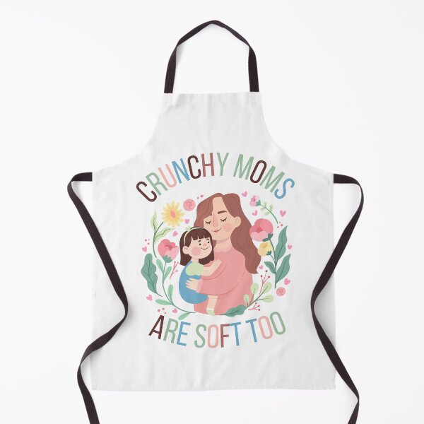 Item preview, Pink blue Brown Crunchy Moms Are Soft Too designed and sold by FreedByJesus.