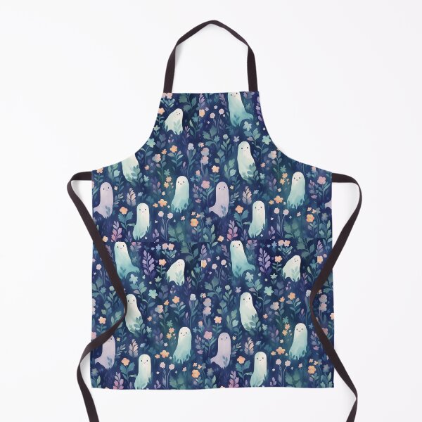 Item preview, Ghosts in a cottagecore pattern designed and sold by earlgreysshoppe.