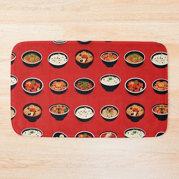 Item preview, A Celebration of Street Food: A Seamless Pattern of Global Fare designed and sold by overheadclick.