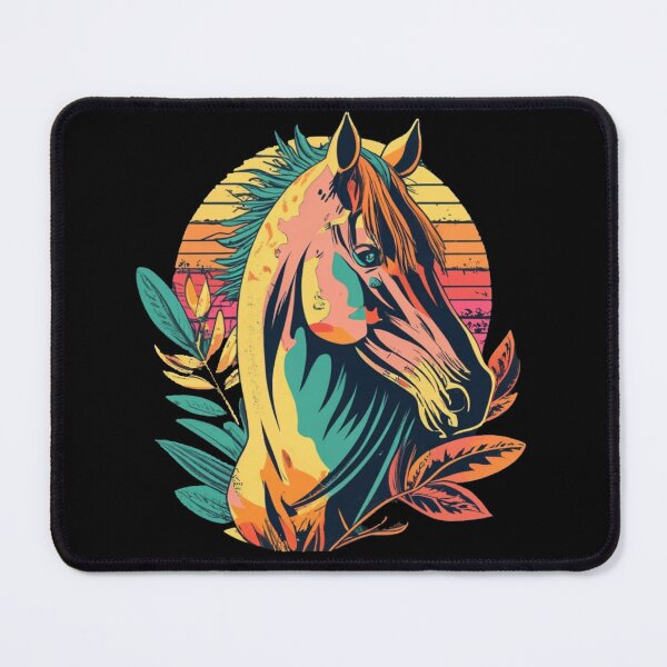 Item preview, Vintage colors sunset and horse designed and sold by desinganddecor.