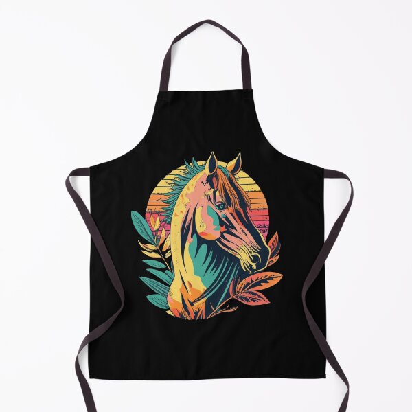 Item preview, Vintage colors sunset and horse designed and sold by desinganddecor.