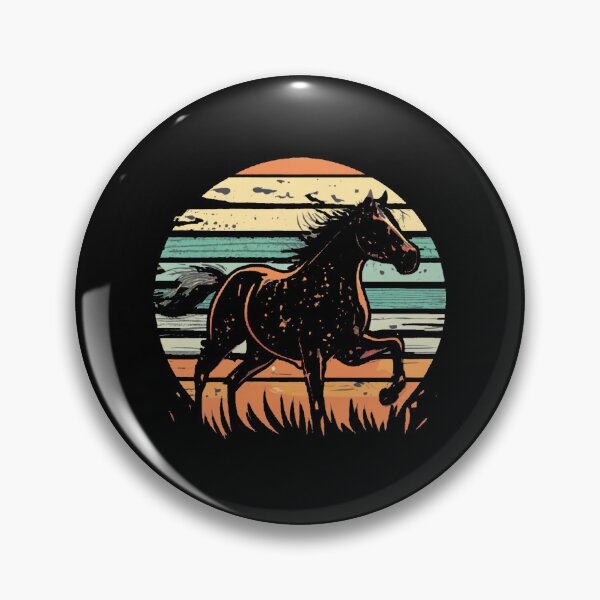 Item preview, Vintage colors sunset and horse designed and sold by desinganddecor.