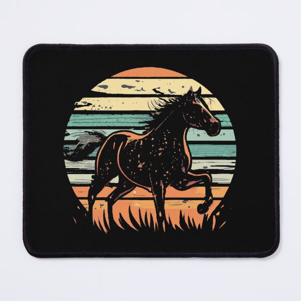 Item preview, Vintage colors sunset and horse designed and sold by desinganddecor.