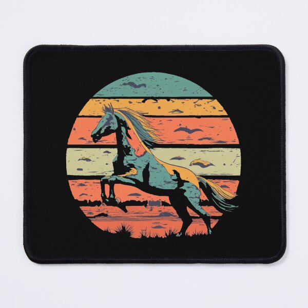 Item preview, Vintage colors sunset and horse designed and sold by desinganddecor.