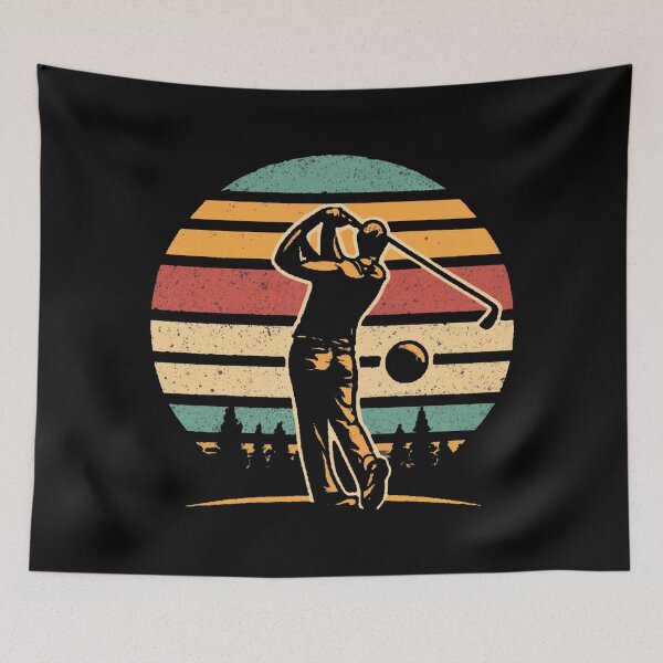 Item preview, Vintage colors sunset and golf designed and sold by desinganddecor.