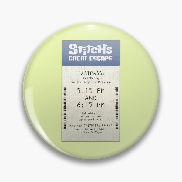 Item preview, Stitch’s Great Escape Fastpass designed and sold by Ohmera.