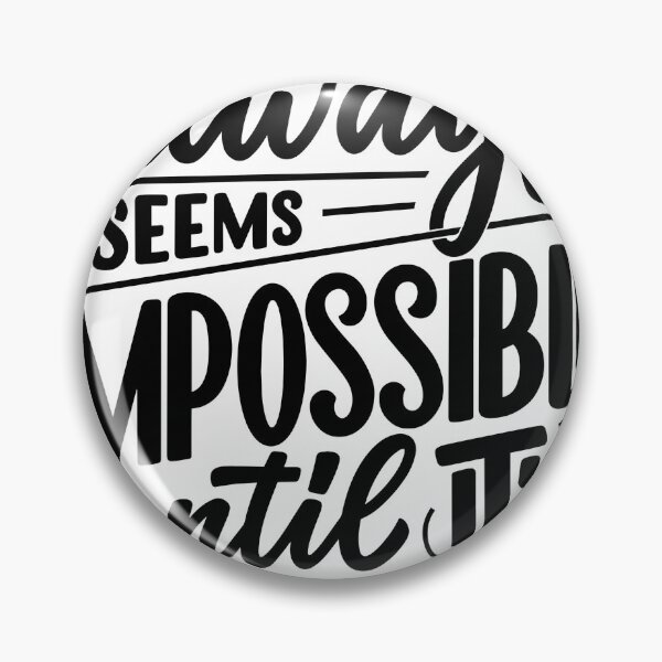 Item preview, From Impossible to Achieved - Inspirational Quote Design designed and sold by Triathlongram.