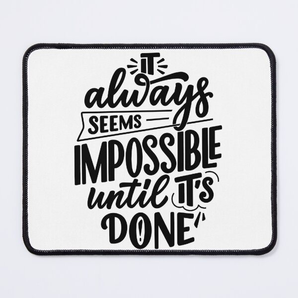 Item preview, From Impossible to Achieved - Inspirational Quote Design designed and sold by Triathlongram.