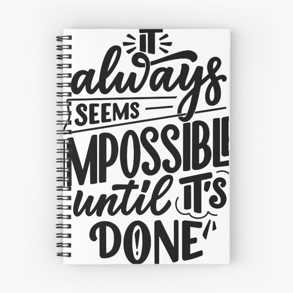 Item preview, From Impossible to Achieved - Inspirational Quote Design designed and sold by Triathlongram.