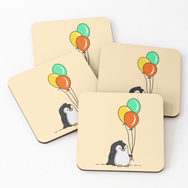 Item preview, Penguin with balloons designed and sold by Creative_verse108.