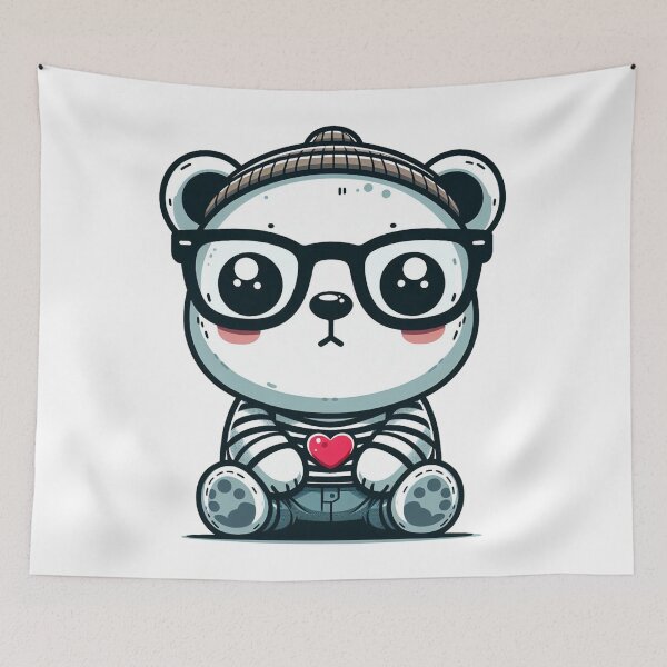Item preview, funny bear specs designed and sold by maheart83.