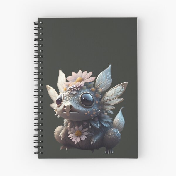 Item preview, Small silver floral creature | ai art designed and sold by marjessas-world.