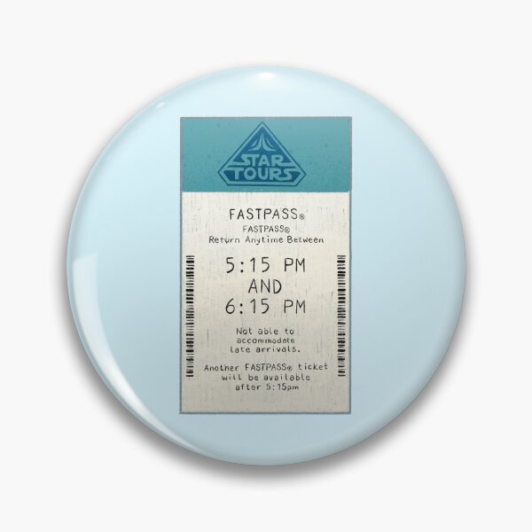 Item preview, Star Tours Fastpass designed and sold by Ohmera.