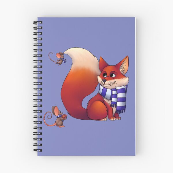 Item preview, Studious fox and mouse designed and sold by Alienore-Art.