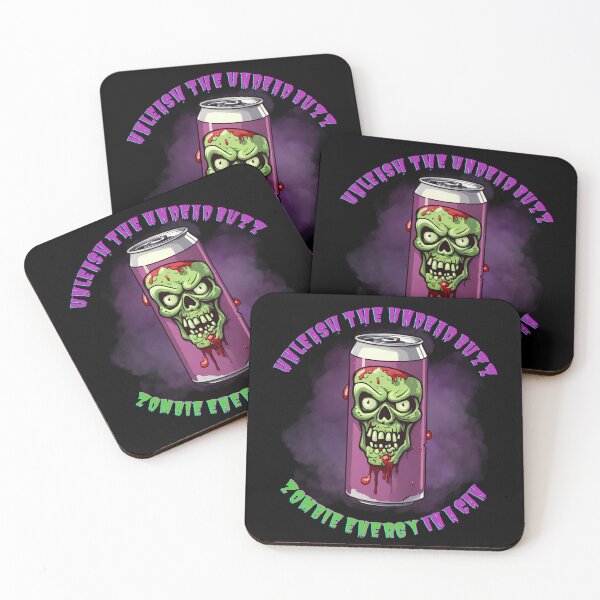 Item preview, Zombie energy drink ad "Unleash the undead buzz" designed and sold by Zombieman22.
