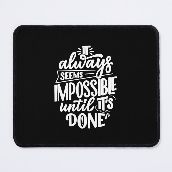 Item preview, From Impossible to Achieved - Inspirational Quote Design designed and sold by Triathlongram.