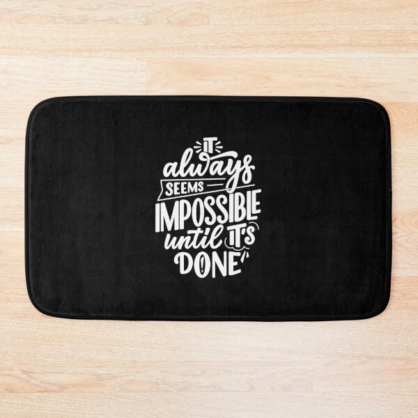 Item preview, From Impossible to Achieved - Inspirational Quote Design designed and sold by Triathlongram.