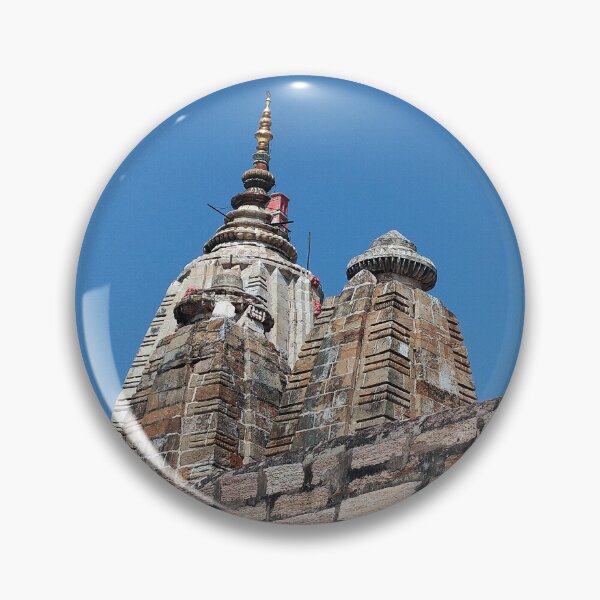 Item preview, Ram Mandir Temple on Ramtek Fort or Gad Maharashtra designed and sold by Wiggly Lines.