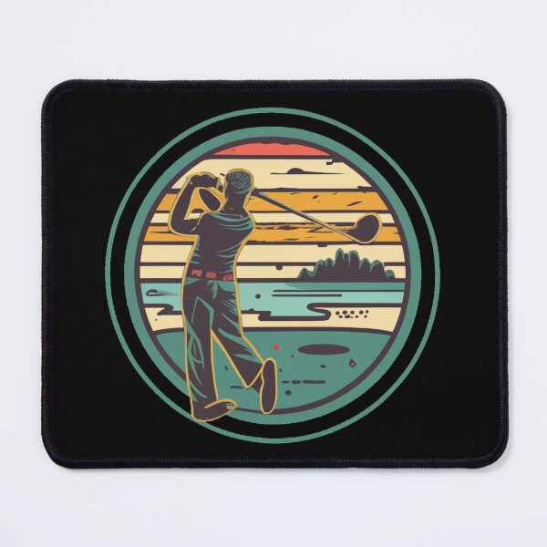 Item preview, Vintage colors sunset and golfer designed and sold by desinganddecor.