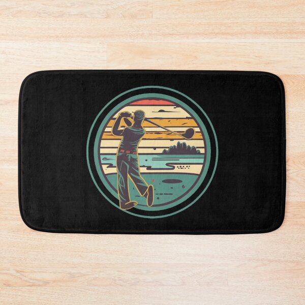 Item preview, Vintage colors sunset and golfer designed and sold by desinganddecor.