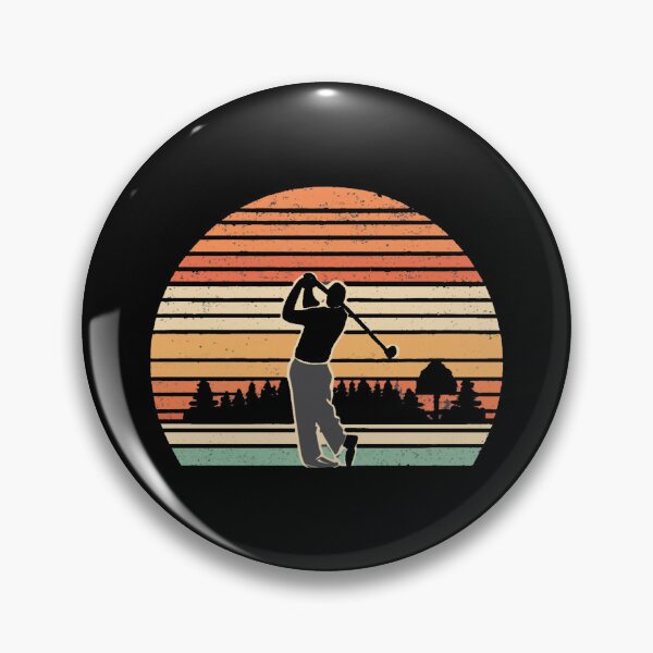 Item preview, Vintage colors sunset and golfer designed and sold by desinganddecor.