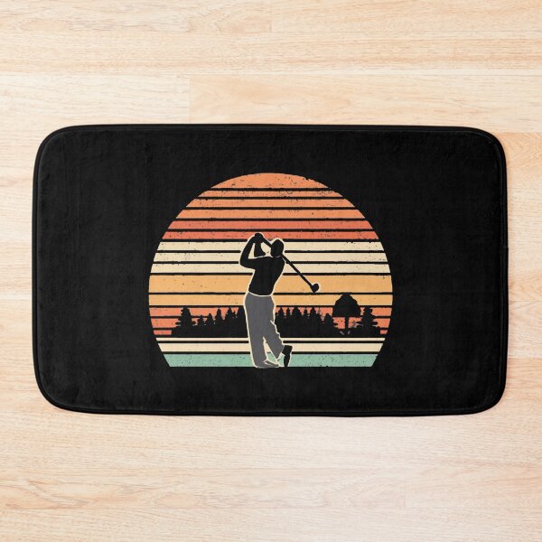 Item preview, Vintage colors sunset and golfer designed and sold by desinganddecor.