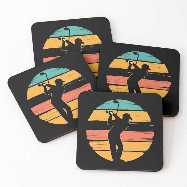 Item preview, Vintage colors sunset and golfer designed and sold by desinganddecor.