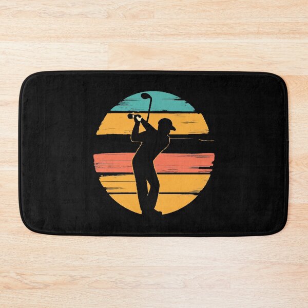 Item preview, Vintage colors sunset and golfer designed and sold by desinganddecor.
