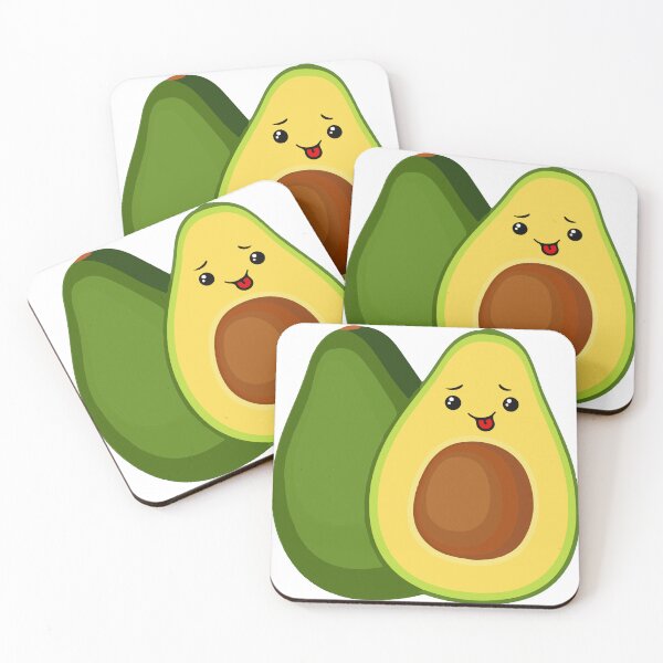 Item preview, Avocado slice cartoon.  designed and sold by designing01Ar3.