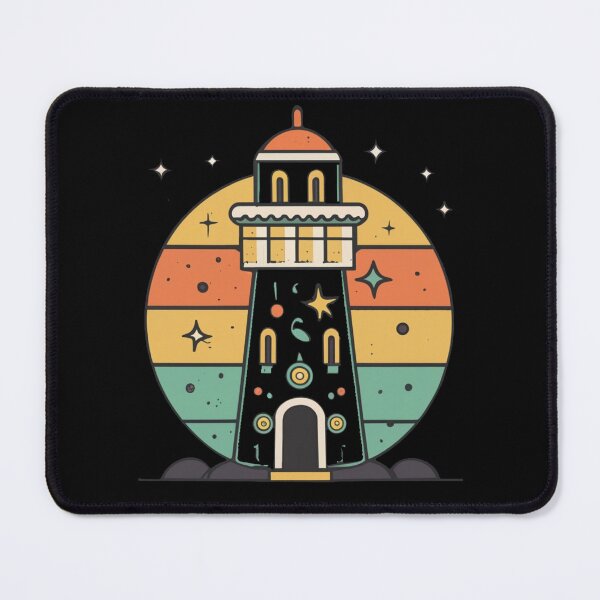 Item preview, Vintage colors sunset and Lighthouse designed and sold by desinganddecor.