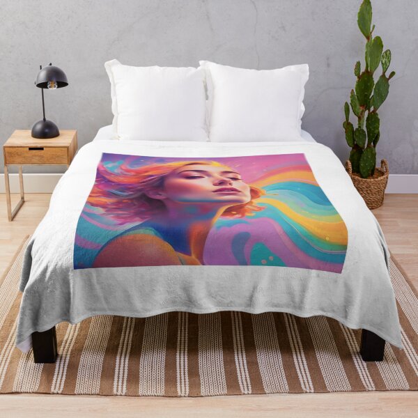Item preview, cute women in paint color designed and sold by Imagine2024.