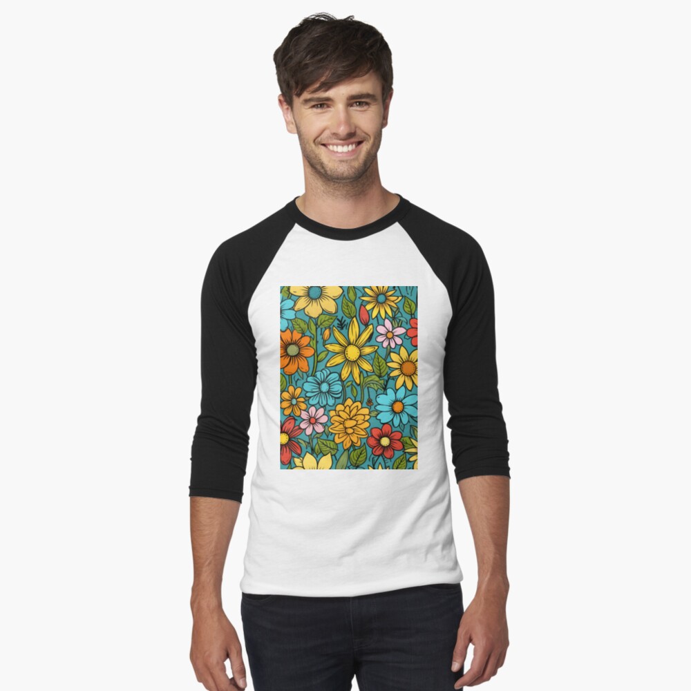 Item preview, Baseball ¾ Sleeve T-Shirt designed and sold by EtherealEchoes.