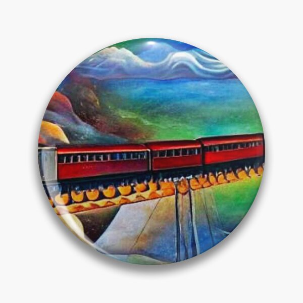 Item preview, Train crossing ravine 1 designed and sold by George Hutton Hunter.
