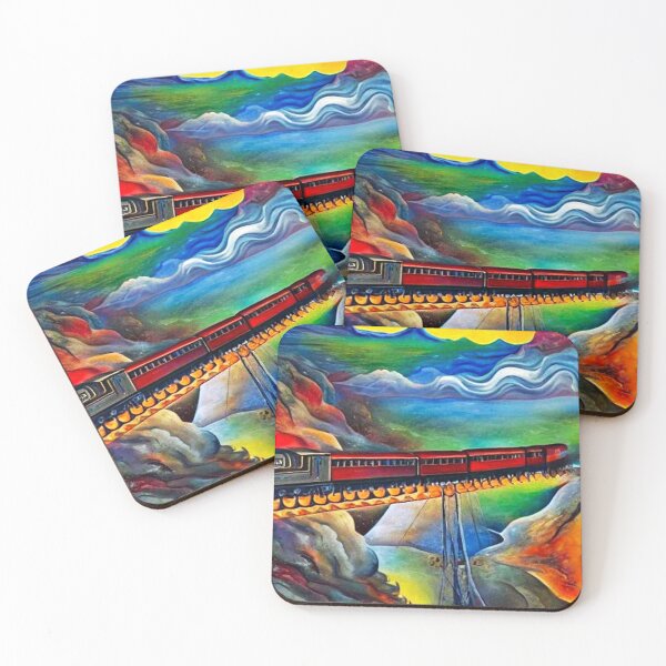 Item preview, Train crossing ravine 1 designed and sold by George Hutton Hunter.