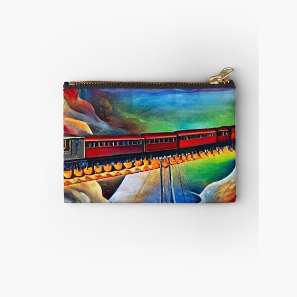 Item preview, Train crossing ravine 1 designed and sold by George Hutton Hunter.