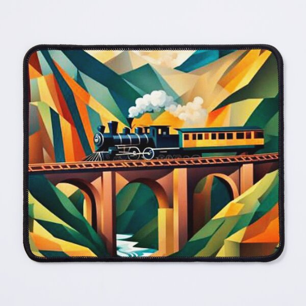 Item preview, Train crossing ravine 2 designed and sold by George Hutton Hunter.