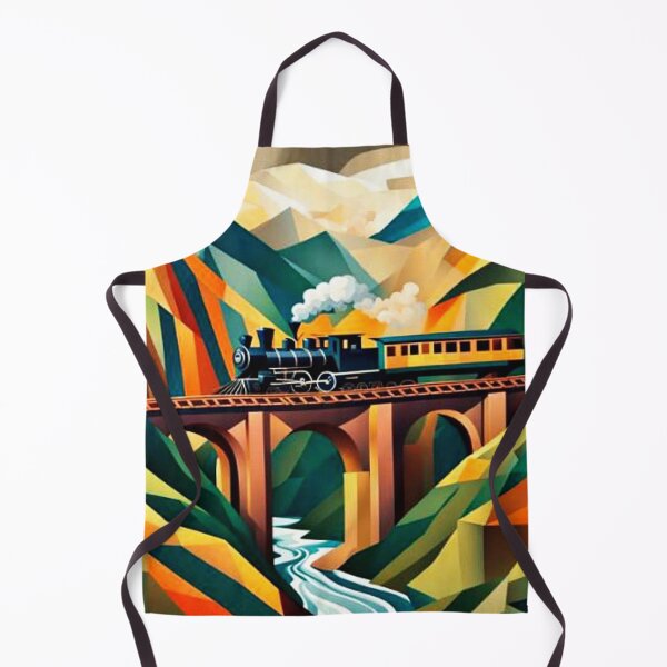 Item preview, Train crossing ravine 2 designed and sold by George Hutton Hunter.