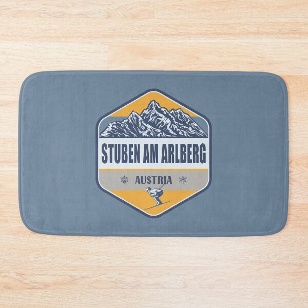 Item preview, Stuben am Arlberg Austria Vintage Skiing Design designed and sold by CynthiaGraphics.