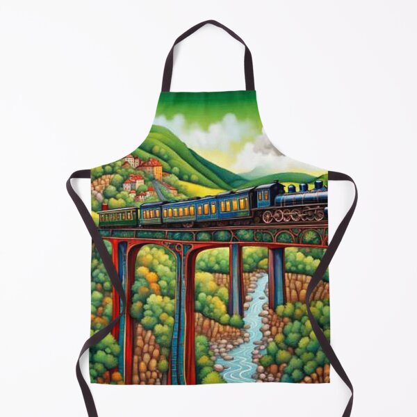 Item preview, Train crossing ravine 3 designed and sold by George Hutton Hunter.