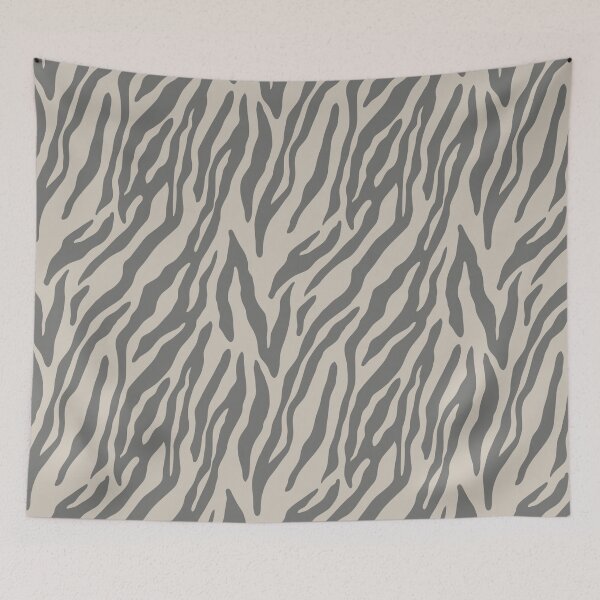 Item preview, Soft Gray Zebra Animal Print Stripes designed and sold by MarikaJohnson.