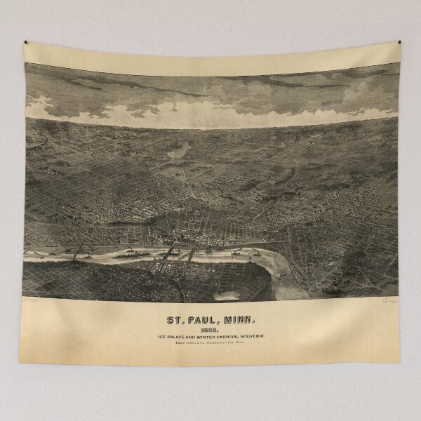 Item preview, Saint Paul, Minnesota (1888) designed and sold by allhistory.