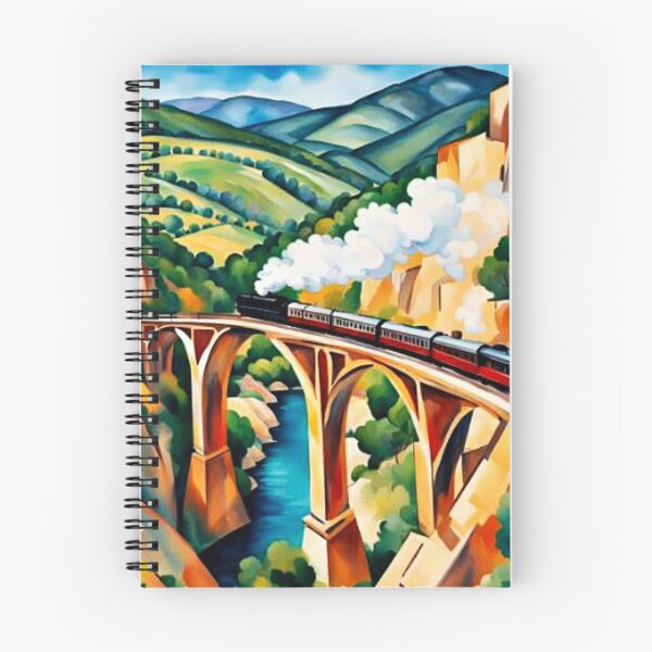 Item preview, Train crossing ravine 4 designed and sold by George Hutton Hunter.